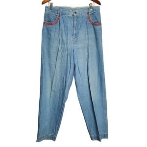 Stonebridge Jeans Womens Size 14 Vintage 90s Mom Jeans High Rise Straight Leg